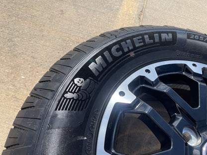 (1) 18" Toyota Tundra TRD OEM black wheel rim 75273 95407 Sequoia SET MICHELIN