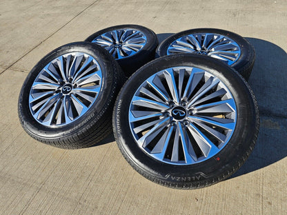 22" Infiniti QX80 QX56 Nissan Titan Armada OEM wheels rims tires 2024 2025 NEW