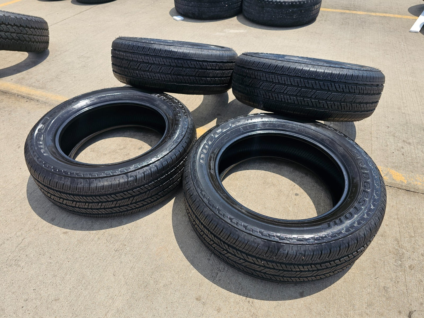 (4) 265/60/20 Bridgestone Dueler H/T 685 tires NEW Sierra Tundra Silverado
