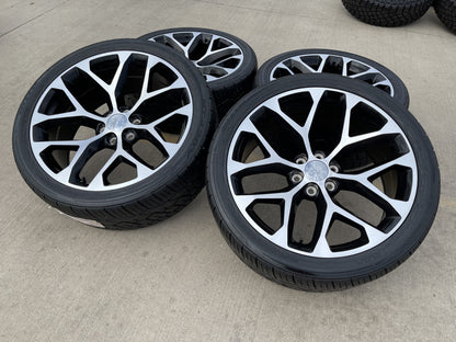 24" GMC Yukon Sierra Chevy Tahoe 1500 OEM replica 5668 wheels rims tires