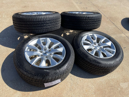 20" Chevy Silverado 1500 Tahoe OEM 5915 5916 wheels rims SET HANKOOK A/T2 NEW