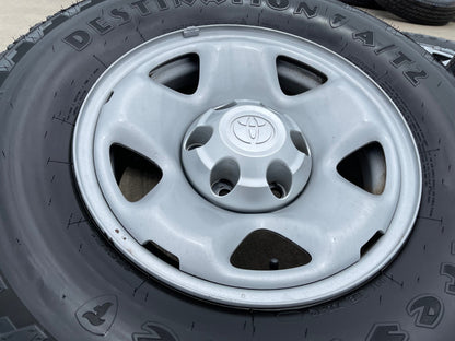 16" Toyota Tacoma OEM steel wheels rims 75192 tires FIRESTONE