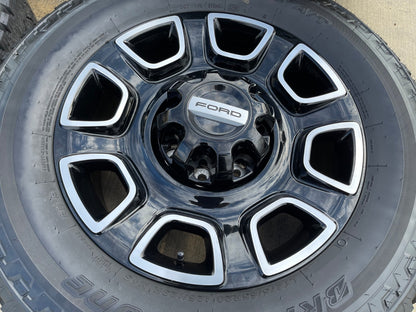 20" Ford F-250 F-350 OEM Lariat Platinum wheels rims 10486 SET BRIDGESTONE