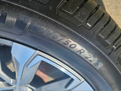 22" Chevy Tahoe Silverado Suburban OEM wheels rims 2025 2026 NEW MICHELIN