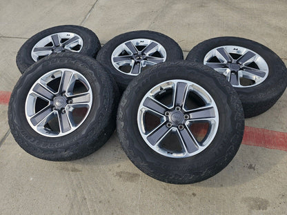 18" Jeep Wrangler Sahara Rubicon OEM wheels rims 9221 2019 2020 2021 2022 2023