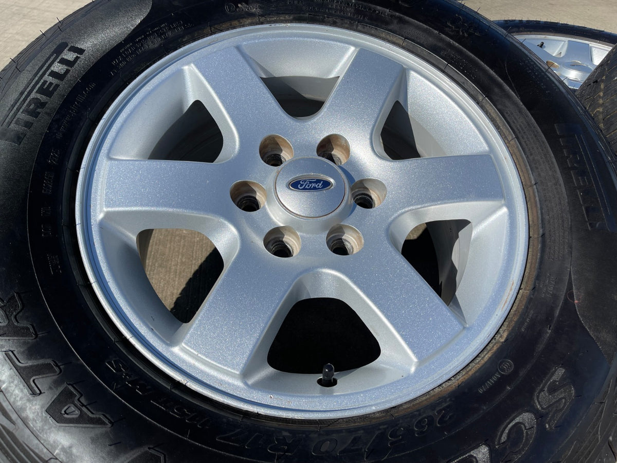 17" Ford F-150 Expedition OEM rims wheels 3661 tires NEW PIRELLI A/T SET