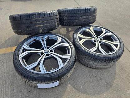 21" Audi S6 S5 wheels rims OEM Q3 Q4 A5 A6 A7 S7 RS5 RS6 2024 2025 2026 SET NEW