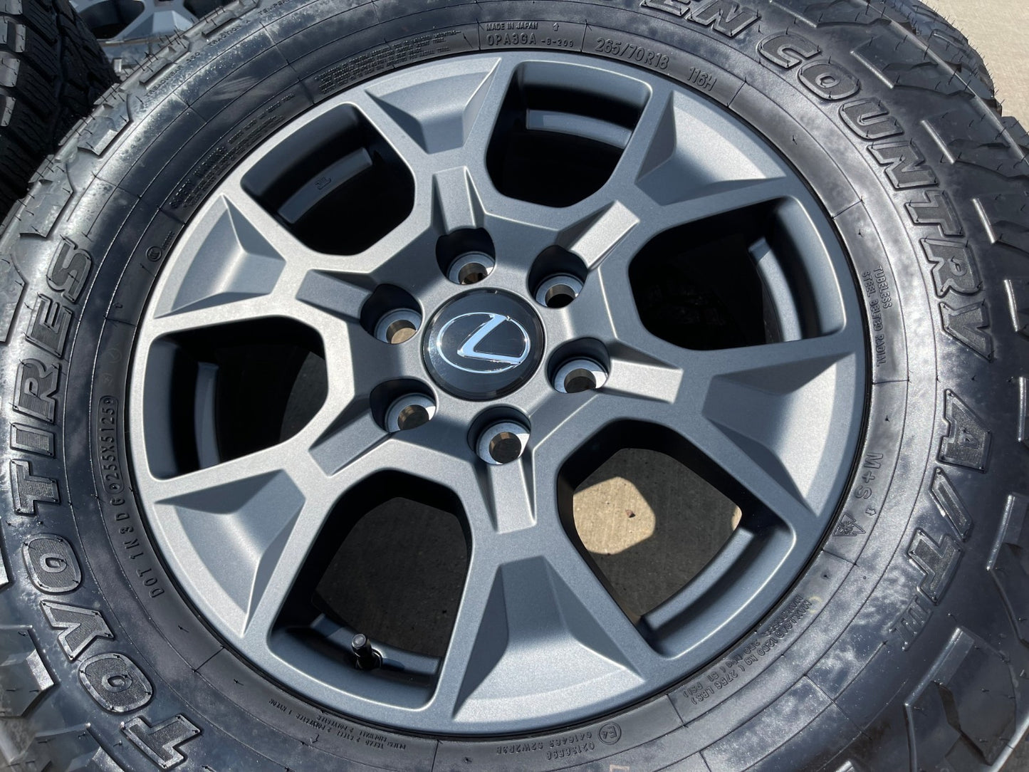 18" Toyota Tacoma TRD OEM 10544 wheels rims Land Cruiser Tundra TOYO A/T3 NEW
