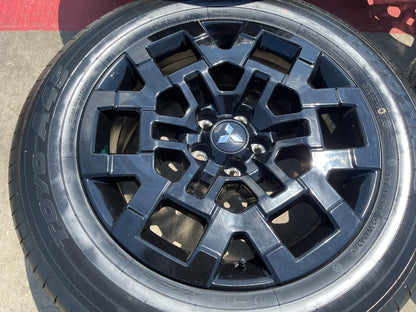 18" Mitsubishi Outlander OEM black wheels rims  TOYO SET