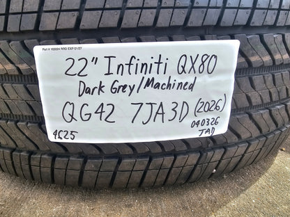 22" Infiniti QX80 QX56 Nissan Titan Armada OEM 94238 wheels rims 2026 2027 NEW