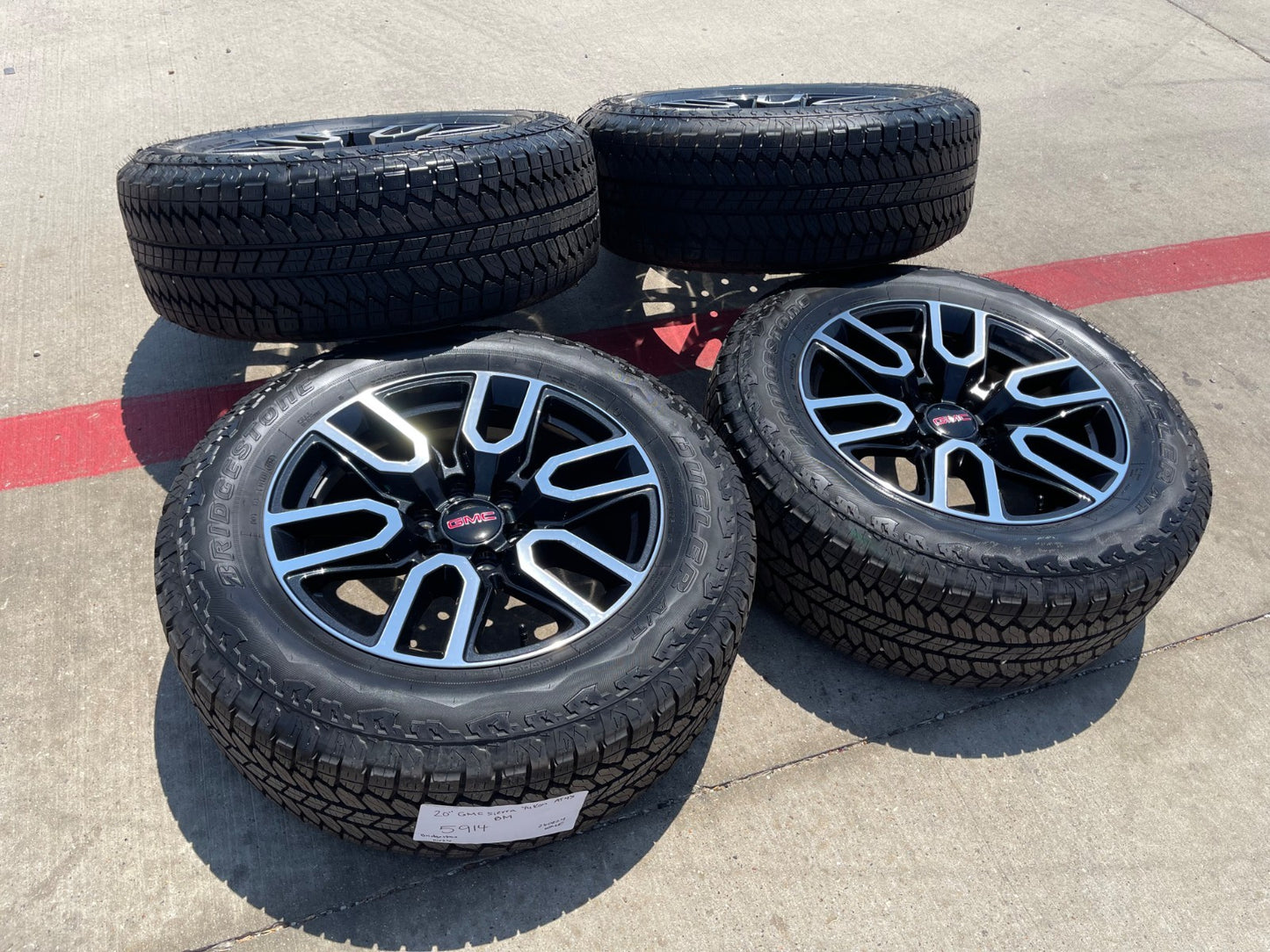 20" GMC Sierra Yukon AT4X Silverado OEM 5914 wheels rims A/T SET 2026 2027 NEW