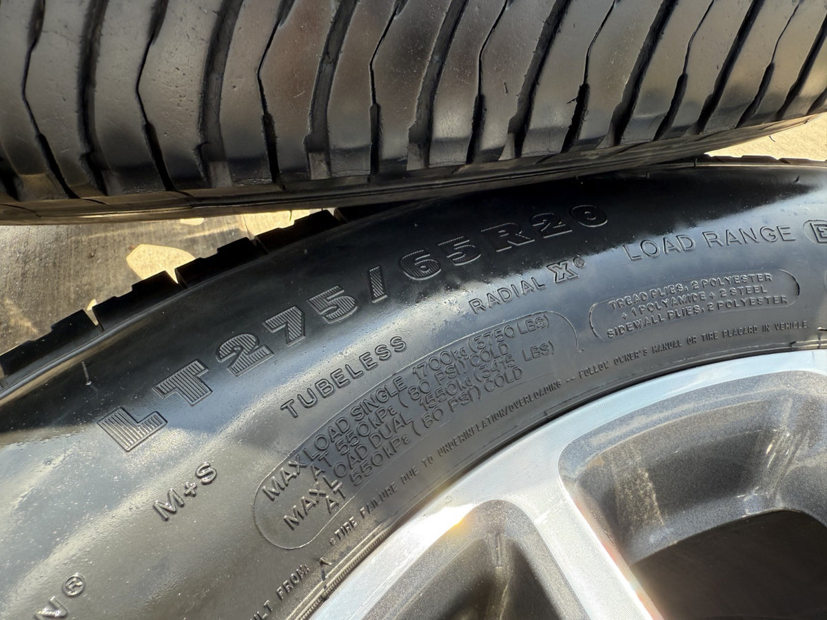 20" Ford F-250 F-350 OEM Lariat wheels rims 10292 tires SET MICHELIN A/T2