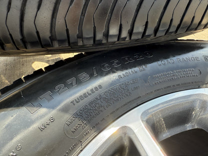 20" Ford F-250 F-350 OEM Lariat wheels rims 10292 tires SET MICHELIN A/T2