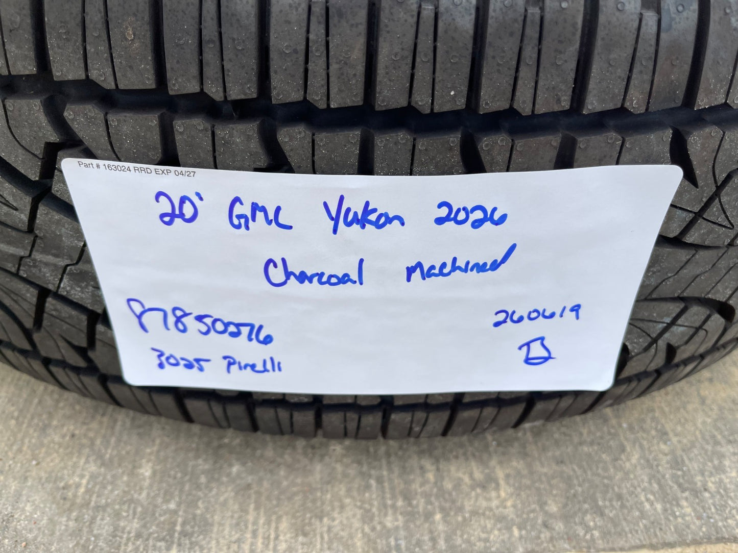 20" GMC Sierra AT4X Canyon Chevy Silverado OEM wheels rims 2025 2026 2027 NEW