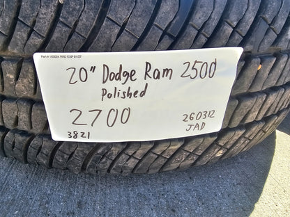 20" Dodge Ram 2500 3500 LARAMIE OEM 2700 wheels rims tires MICHELIN