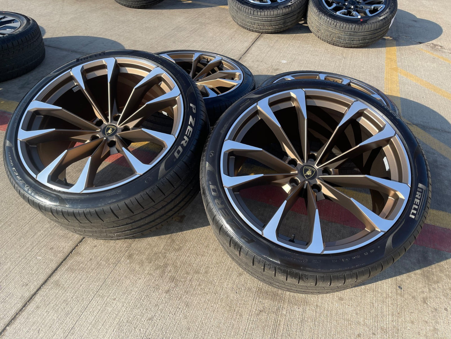 23" Lamborghini Urus Taigete OEM wheels rims 2022 2023 2024 2025 2026 BRONZE NEW