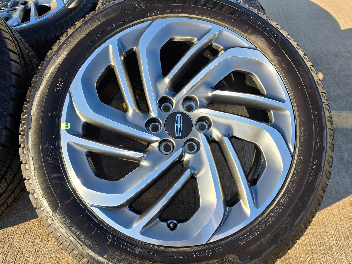 22" Lincoln Navigator OEM 94225 rims wheels BLACK LABEL 2025 2026 MICHELIN NEW