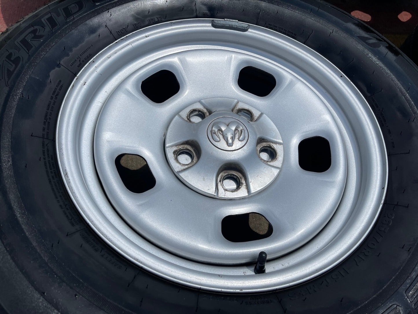 17" Dodge Ram 1500 OEM wheels rims 2449 5x139 5x5.5 tires BRIDGESTONE