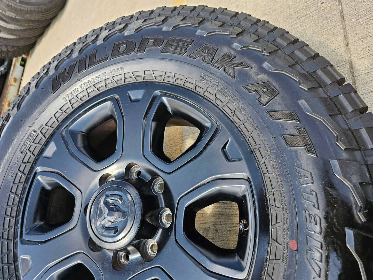 20" Dodge Ram 2500 3500 OEM 2477 wheels rims 2017 2018 2021 2022 2023 FALKEN 37"