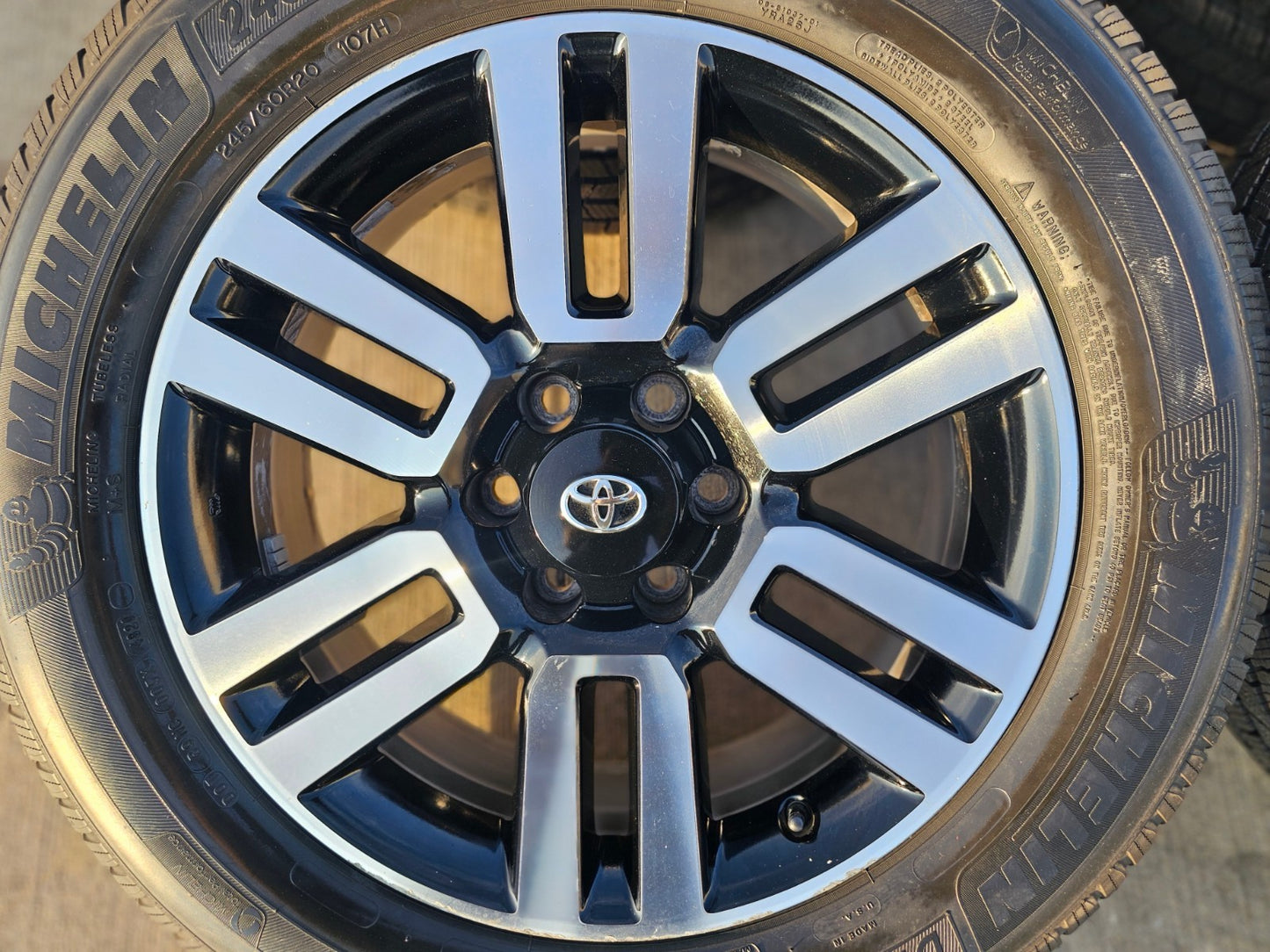 20" Toyota Tacoma 4Runner FJ Cruiser Lexus OEM 69561 wheels rims tires MICHELIN