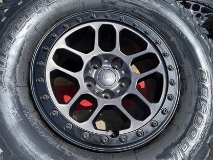 17" Jeep Wrangler 392 Gladiator Rubicon OEM BEADLOCK wheels rims BFG 35"
