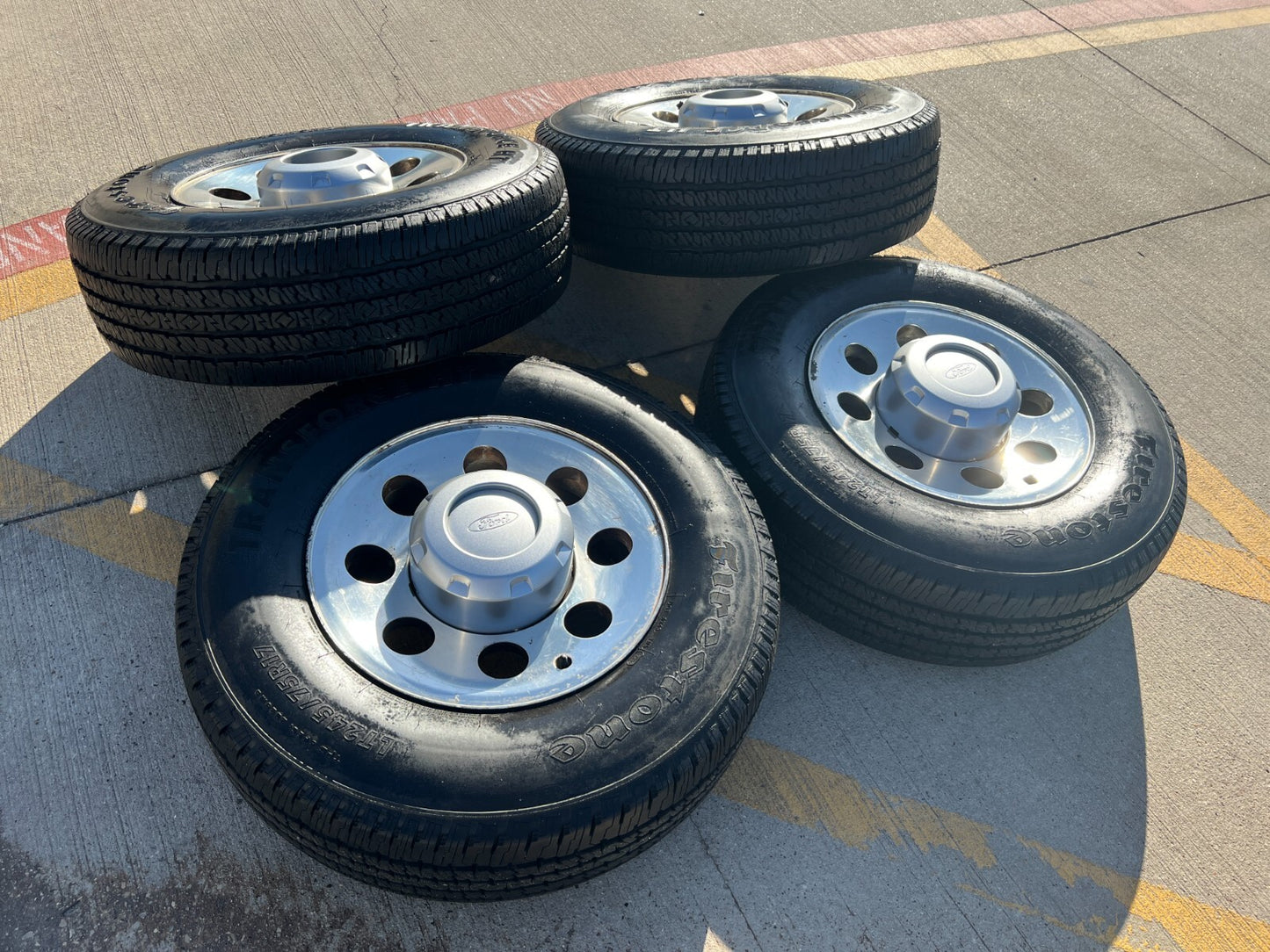 17" Ford F-250 F-350 OEM rims wheels 3599 tires DISCOUNTED