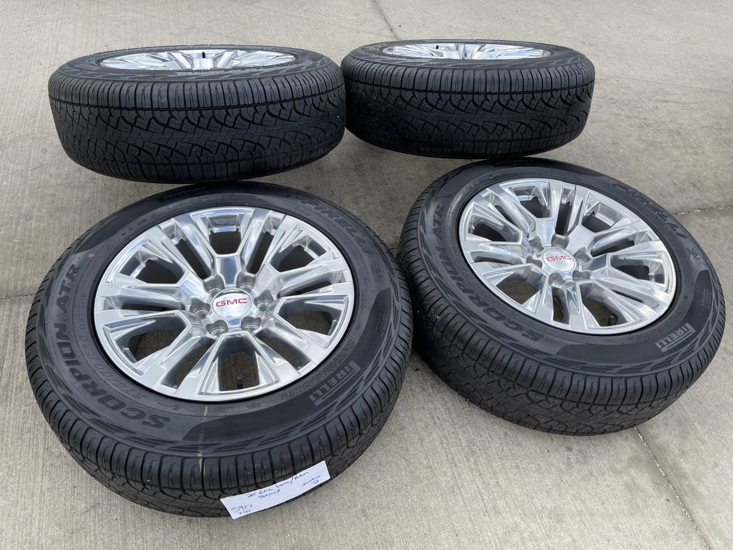 20" GMC Sierra Yukon Denali OEM 5917 wheels rims Chevy 2022 2023 2025 2026 NEW