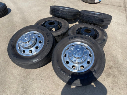 17" Dodge Ram 3500 Dually Laramie 8x200 wheels rims 2701 2702 OEM 2022 2023 2024