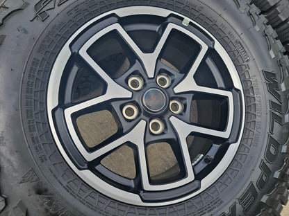 17" Jeep Wrangler Rubicon OEM 95730 9327 wheels rims Gladiator FALKEN A/T 33 NEW