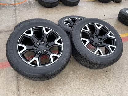 20" Jeep Grand Wagoneer Dodge Ram 1500 OEM black 9296 wheels rims 2025 2026 NEW