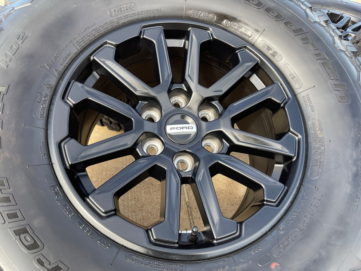 17" Ford F-150 Raptor OEM 10611 rims wheels Bronco 2026 2027 BFG 35" NEW SET