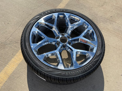 24" 24x9 GMC Yukon Chevy Tahoe 1500 OEM replica wheel rim 5668 spare single