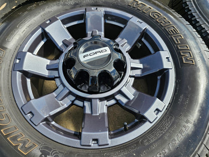 20" Ford F-250 F-350 OEM gray Lariat 10485 10296 wheels rims MICHELIN
