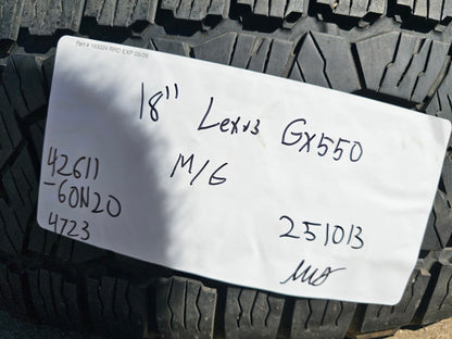 18" Lexus GX550 OEM wheels rims Toyota Land Cruiser Tundra Sequoia TOYO A/T3