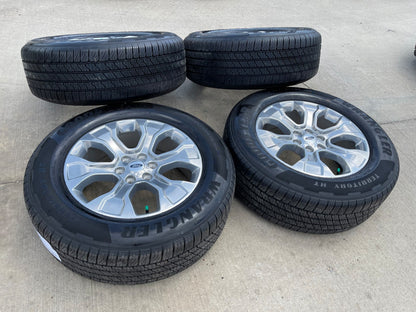 20" Ford F-150 PLATINUM OEM rims wheels 10348 SET Expedition tires GOODYEAR NEW