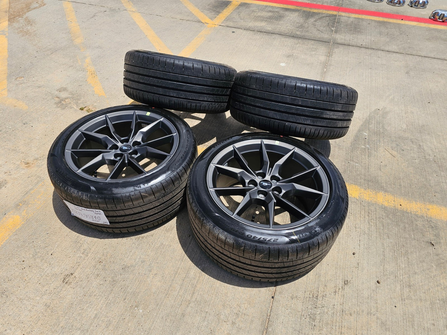 19" Ford Mustang GT Dark Horse OEM 95839 95840 wheels rims 2025 2026 2027 NEW