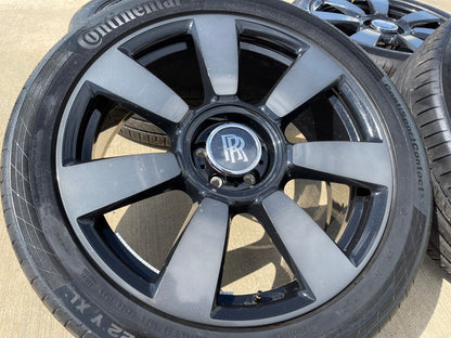 22" Rolls Royce Cullinan SHADOW OEM black wheels rims 5x112 tires