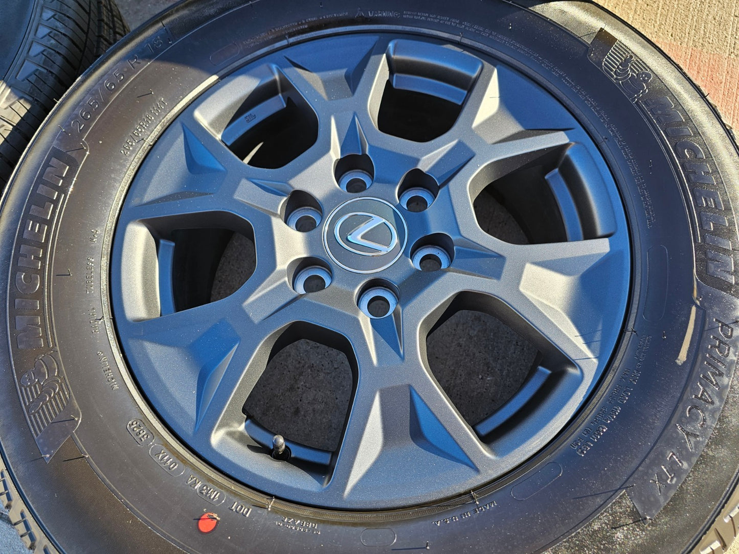 18" Lexus GX550 OEM wheels rims Toyota Land Cruiser Tundra Sequoia MICHELIN NEW