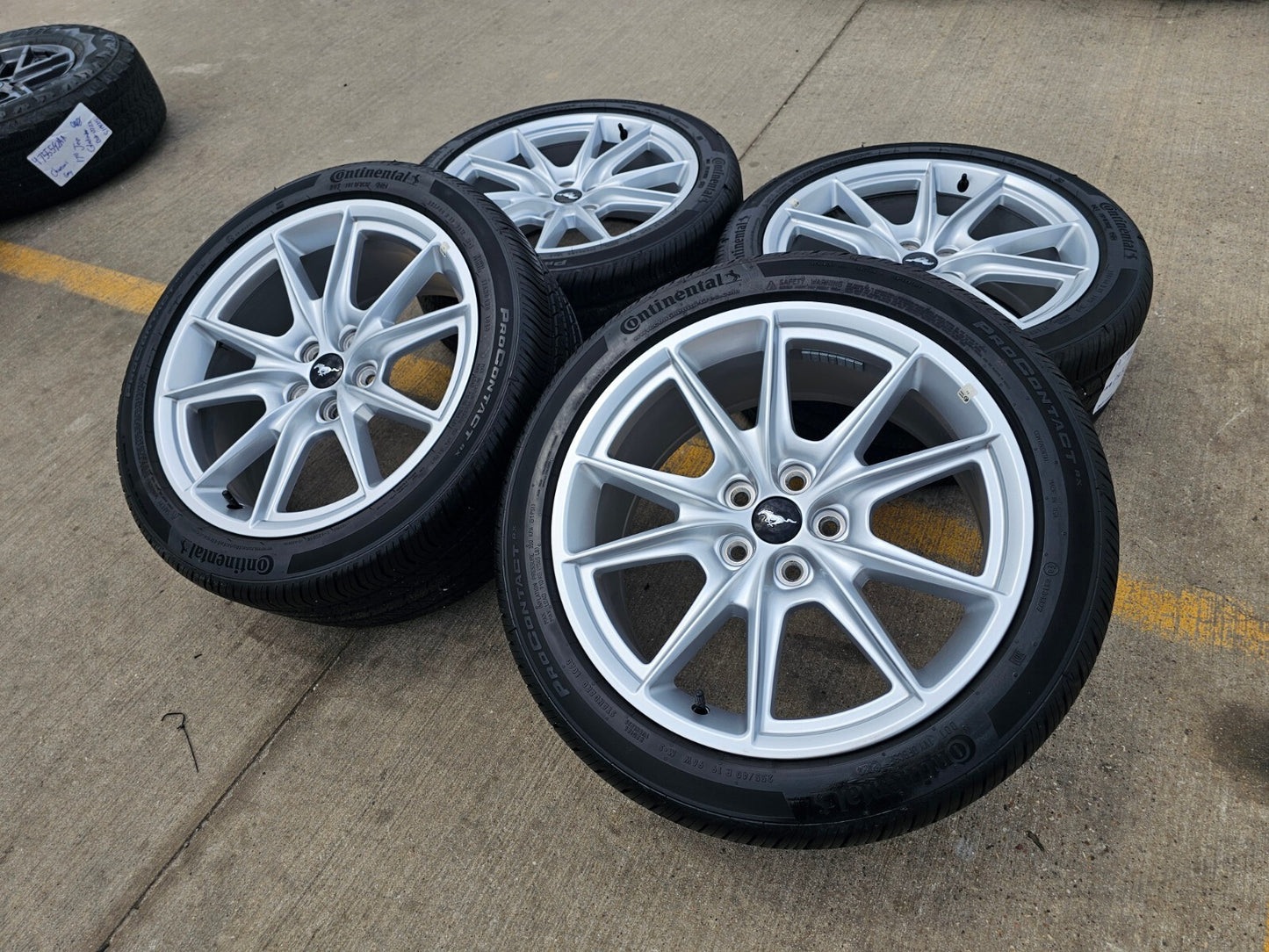 19" Ford Mustang Stealth GT OEM wheels rims 95759 tires 2022 2023 2024 2025 2026
