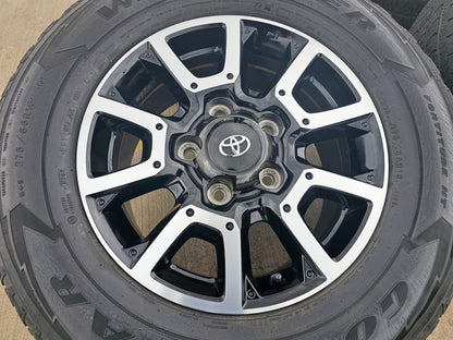 18" Toyota Tundra Sequoia TRD PRO black OEM wheels rims 5x150 tires 75157