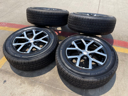 18" Jeep Grand Cherokee L OEM wheels rims 9285 95198 Durango 2025 MICHELIN NEW