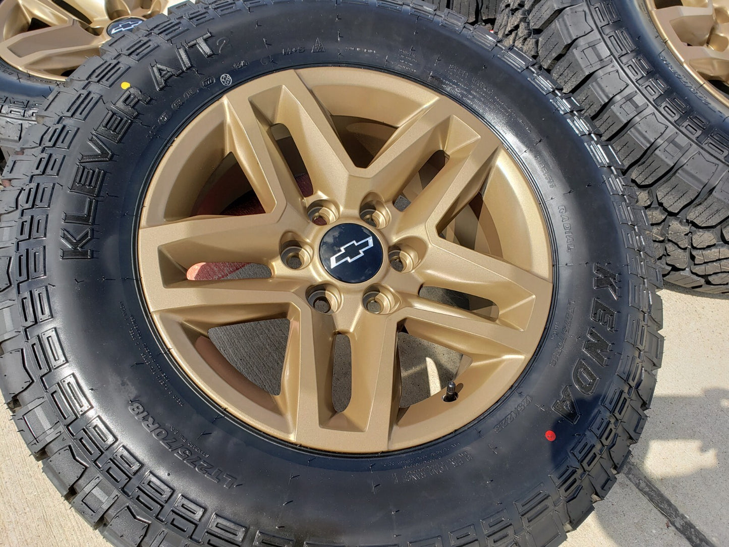 18" Chevy Silverado Tahoe ZR2 BRONZE OEM 5911 wheels rims tires NEW