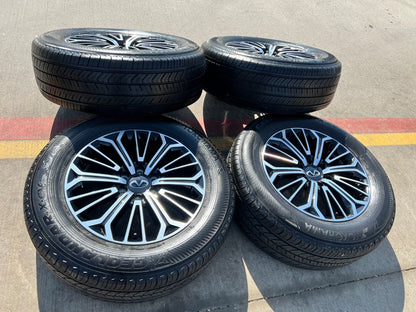 20" Nissan Titan PRO-4X Armada OEM wheels rims tires black 2023 2024 2025 2026