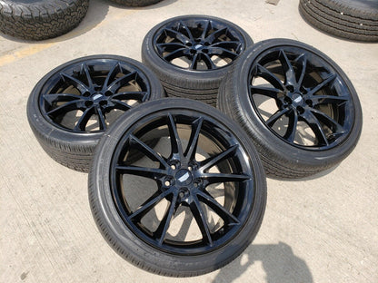 20" Cadillac XTS CT6 CTS OEM 4698 black wheels rims tires
