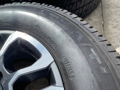 18" GMC Sierra AT4X Chevy Silverado 2500 3500 OEM 5949 wheels rims MICHELIN NEW