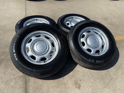 17" Ford F-150 OEM rims wheels 3857 tires steel 2024 2025 2026 2027 MICHELIN NEW