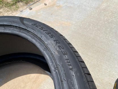 (1) 325/35/23 Pirelli P Zero tire 325/35R23 111Y MO-S PNCS NEW take off!