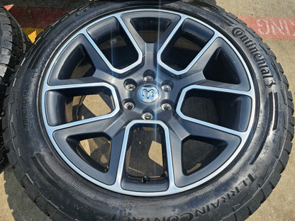 22" Dodge Ram 1500 OEM LIMITED Laramie wheels rims charcoal 2725 2684