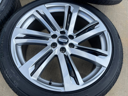 24" Cadillac Escalade V OEM PLATINUM wheels rims SET 2024 2025 2026 2027 NEW