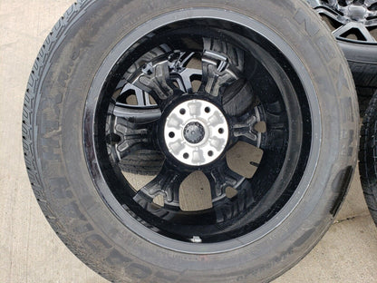 20" Dodge Ram 1500 Jeep Grand Wagoneer OEM black 9296 wheels rims 2023 2024 NEW